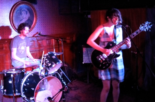 Julie Doiron, with Fred Squire on drums, at Union Hall in Brooklyn on Apri 25, 2009. Photo by SPM, all rights reserved.