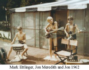Evidence from Jon's scrapbook shows he was playing music in 1962, when he was about 10 years old.