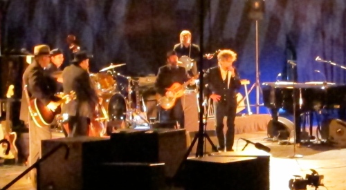 Bob Dylan at the Webster Bank Arena, Bridgeport, Conn., on July 19, 2013.(Photo © 2013, Steven P. Marsh)