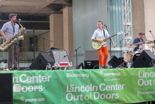 Singer-songwriter Erin McKeown performs at the 2012 Lincoln Center Out Of Doors festival. (Photo © 2012, Steven P. Marsh)