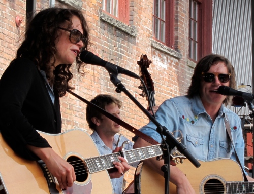 Sarah Lee Guthrie and Johnny Irion at Wilco's Solid Sound Festival in 2011. (Photo © 2011, Steven P. Marsh)