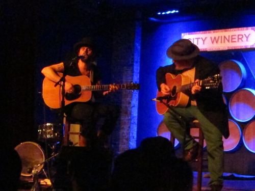 Langhorne Slim and Kenny Siegal at City Winery. (© 2014, Steven P. Marsh/willyoumissme.com)